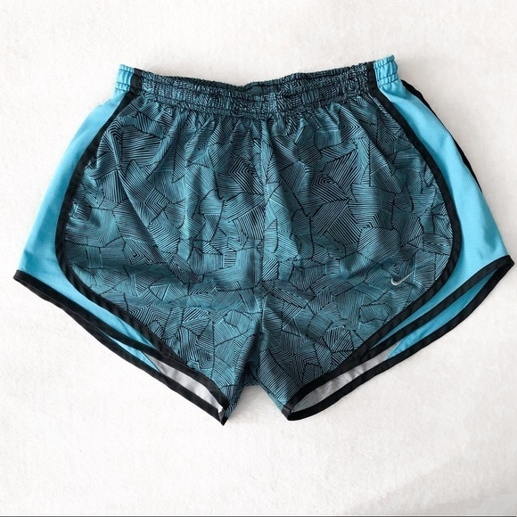 Nike Shorts Geometric blue *Lined - Picture 1 of 11